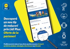Lidl România oferă pachete personalizate și reduceri la produse și servicii de la parteneri externi în aplicația Lidl Plus