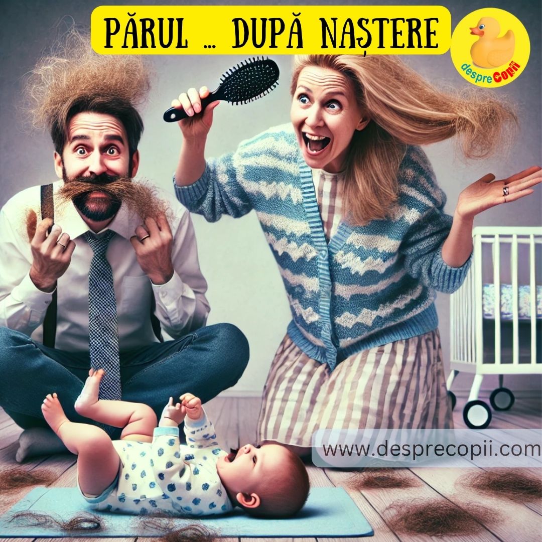 cade parul dupa nastere