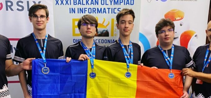 Patru medalii obţinute de elevii români la Olimpiada Balcanică de Informatică