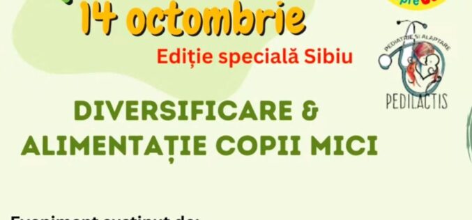 Conferința Nutripedia 2024 la Sibiu: Despre diversificarea și alimentația copiilor mici