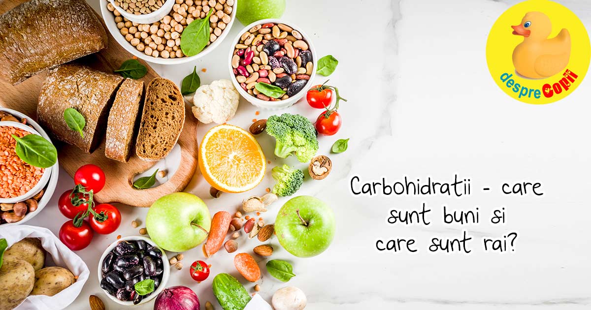 Carbohidrati buni si carbohidrati rai. Care sunt diferentele intre ei si pe care sa ii alegem - sfatul nutritionistului