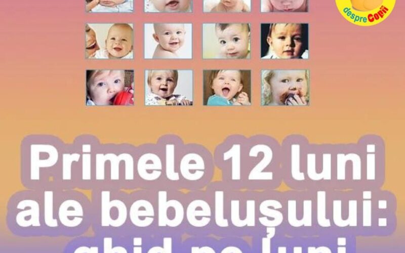 Primele 12 luni ale bebelușului: GHID PE LUNI