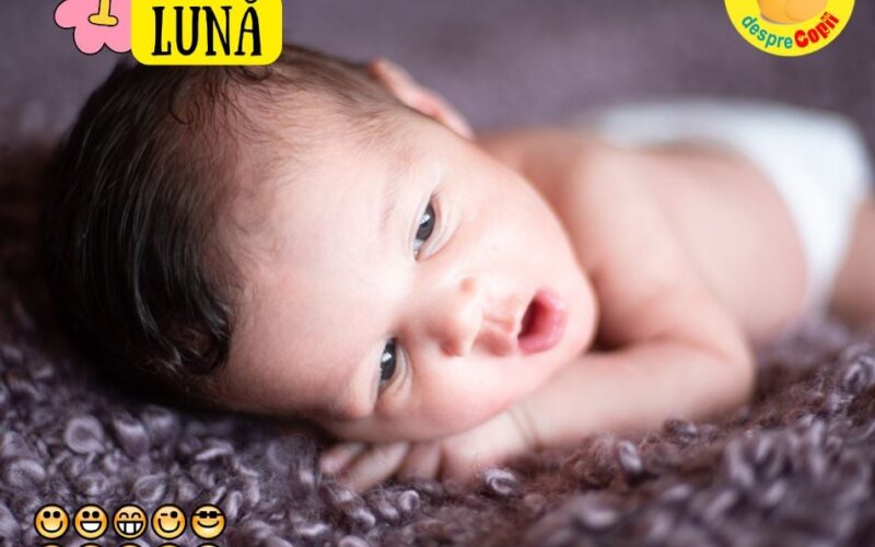 Emotiile unui bebelus de 1 luna. Ce asteapta bebe de la mami si tati pentru a-si dezvolta inteligenta emotionala si a creste fericit și cum reacționăm