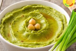 Hummus cu ceapă verde