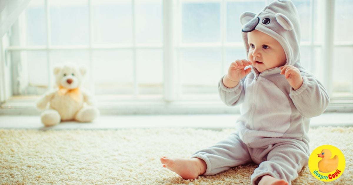 Cand bebe nu sta inca singur in fundulet la 7 luni - ce trebuie sa stii si cum il poti ajuta pe bebe