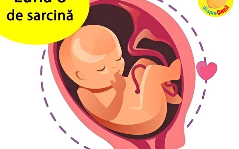 Luna 8 de sarcină: bebelușul are tot mai puțin loc de joacă iar pentru mami legarea șireturilor devine imposibilă