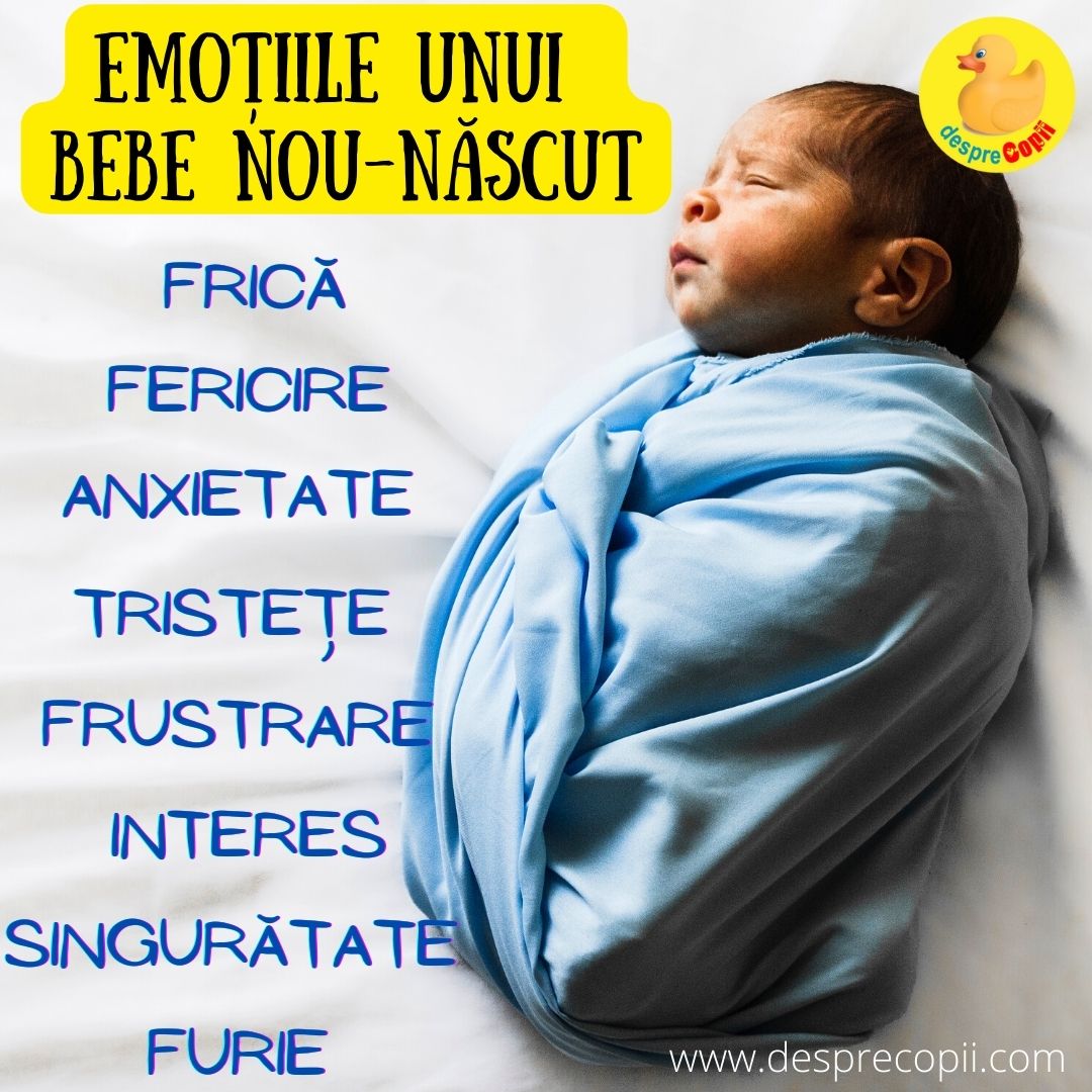 emotii bebe nou nascut