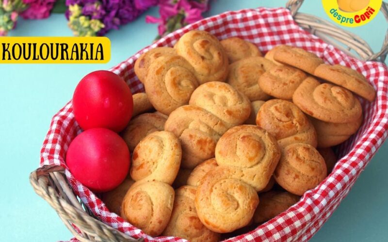 Koulourakia – Prăjiturele Grecești de sărbători