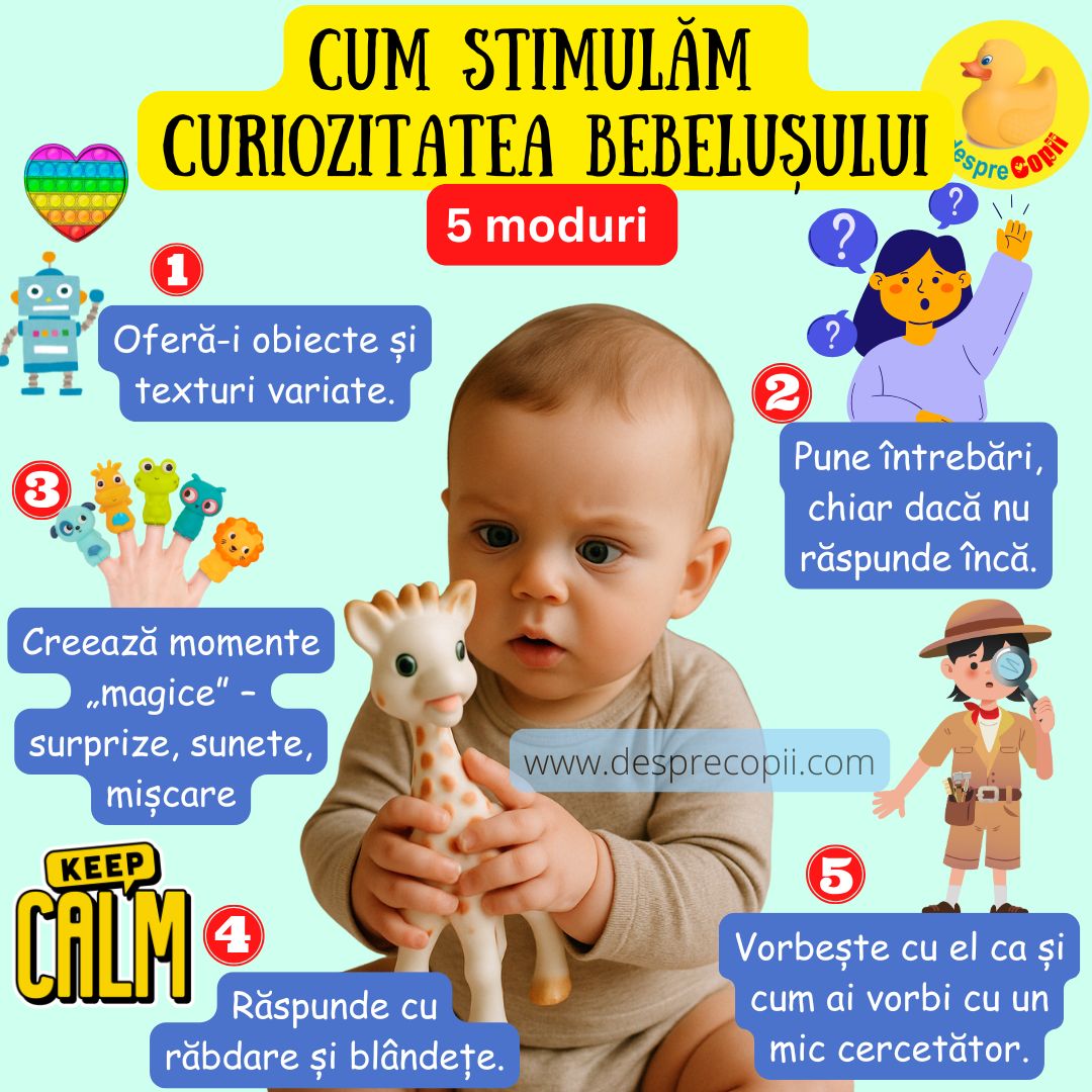 curiozitate bebelusi stimulare