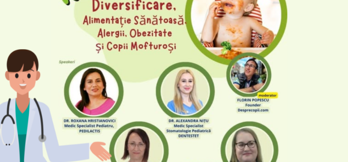 Conferința Nutripedia de Primăvară 2025 – București: Despre diversificarea și alimentația copiilor mici