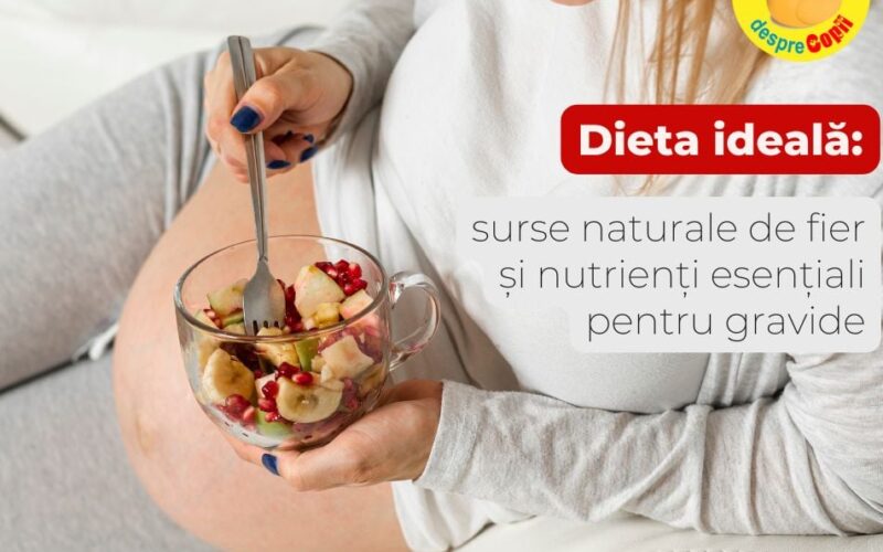 Dieta ideală pentru gravide: surse naturale de fier și nutrienți esențiali
