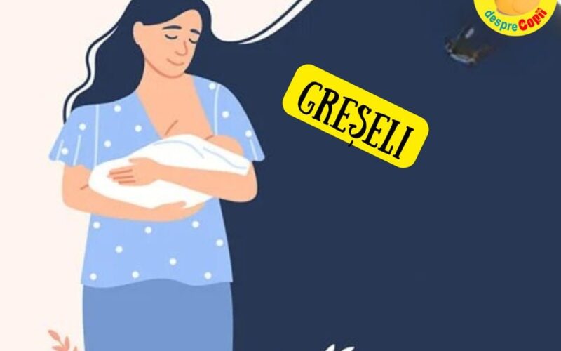 Greșeli în alăptare: cand nu ești echipată cu informații corecte esentiale