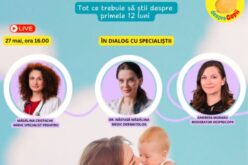 Mami de bebe scump: tot ce trebuie să știi despre primele 12 luni – în dialog cu specialiștii