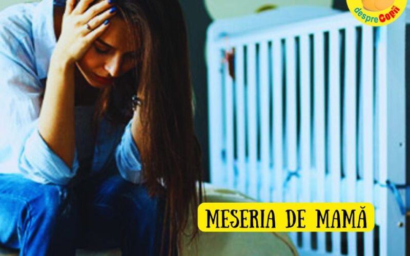 Sa fii mama nu e la fel de usor ca in reclamele zambitoare din pauzele dintre filme – confesiuni