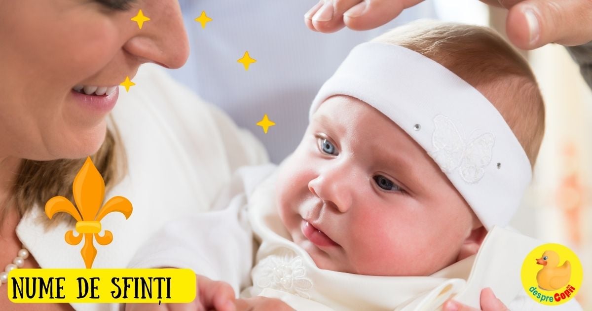 Nume de fete. O lista cu nume de Sfinti pentru fetitele nascute in luna Mai