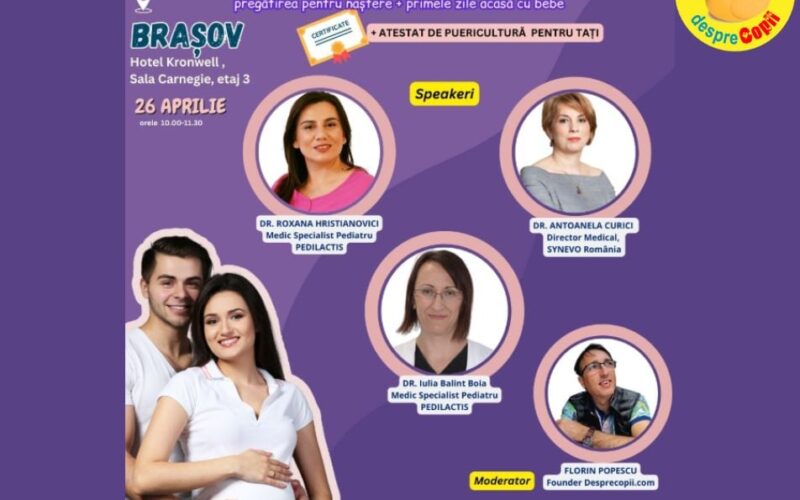ODISEEA SARCINII. Educație pentru o sarcină sănătoasă – eveniment pentru femeile insărcinate la Brasov