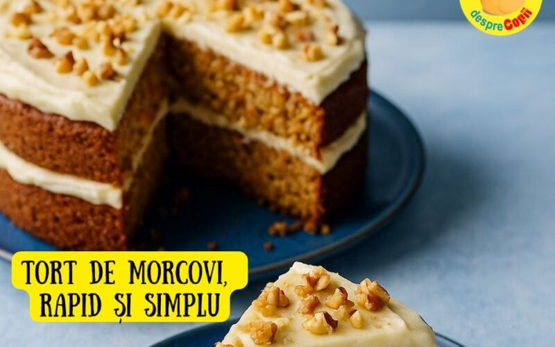 Tortul de morcovi ideal – reteta simpla si rapida 🥕